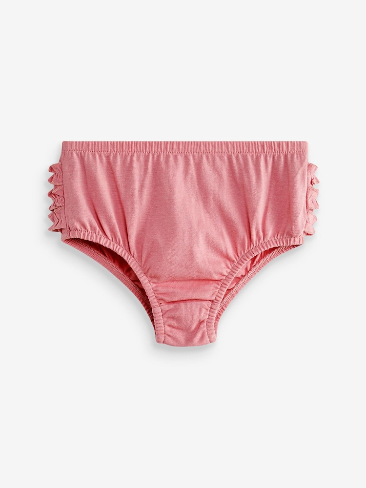 rožnata/bela - Frill Knickers 2 komplet (0mths-2yrs) - Slika 2 iz 5