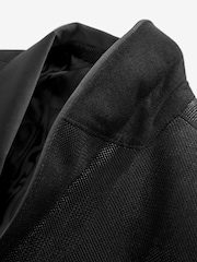 Black EDIT Slim Glitter Tuxedo Suit Jacket - Image 3 of 10