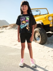 črna - Summer Sequin T-Shirt (3-16yrs) - Slika 3 iz 7
