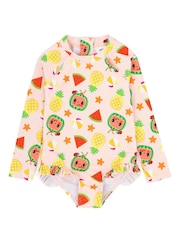Vanilla Underground Pink Girls Cocomelon Swimsuit - Image 1 of 4