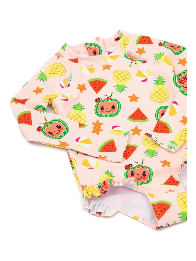 Vanilla Underground Pink Girls Cocomelon Swimsuit - Image 2 of 4