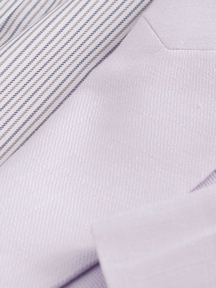 Lilac Purple Linen Blazer - Image 6 of 6