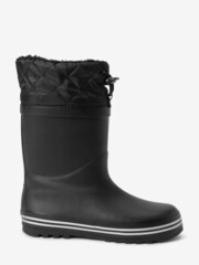 Black Warm Lined Cuff Wellies - Image 1 of 5
