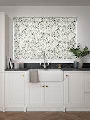 Green Isla Floral Made to Measure Roller Blind - Image 2 of 6