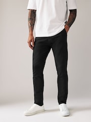 Schwarz - Chinohose in Skinny Fit mit Stretchanteil - Image 1 of 7