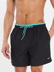 Threadbare Black Swim Shorts 2 Pack - Image 3 of 8