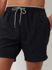 Threadbare Black Swim Shorts 2 Pack - Image 7 of 8