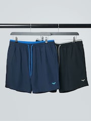 Threadbare Black Swim Shorts 2 Pack - Image 8 of 8