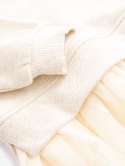 Cream Sweat Mesh Dress (3mths-7yrs) - Image 5 of 5