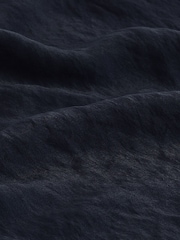 Navy Sleeveless Metallic Knot Twist Shoulder Column Dress - Image 6 of 6