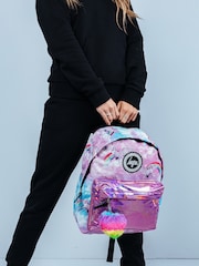 Hype. Pink Unicorn Holographic Backpack - Image 1 of 6