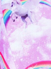 Hype. Pink Unicorn Holographic Backpack - Image 4 of 6