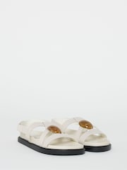 Simply Be Natural Trim Detail Sandals - Image 2 of 3