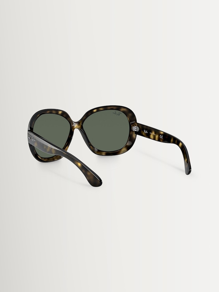 Buy Ray-Ban Tortoiseshell And Green Lens Jackie Ohh Ii  display picture 3
