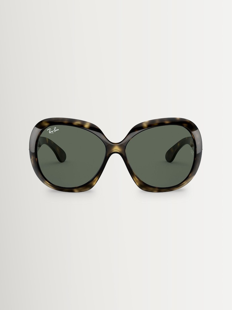 Buy Ray-Ban Tortoiseshell And Green Lens Jackie Ohh Ii  display picture 3