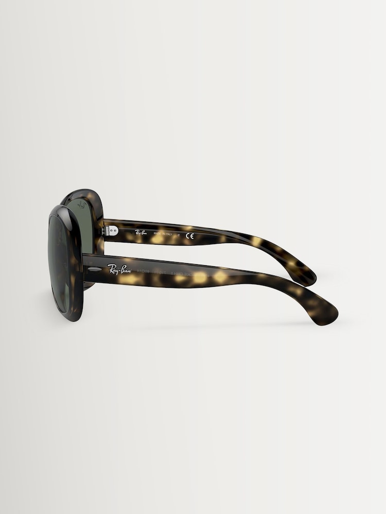 Buy Ray-Ban Tortoiseshell And Green Lens Jackie Ohh Ii  display picture 3