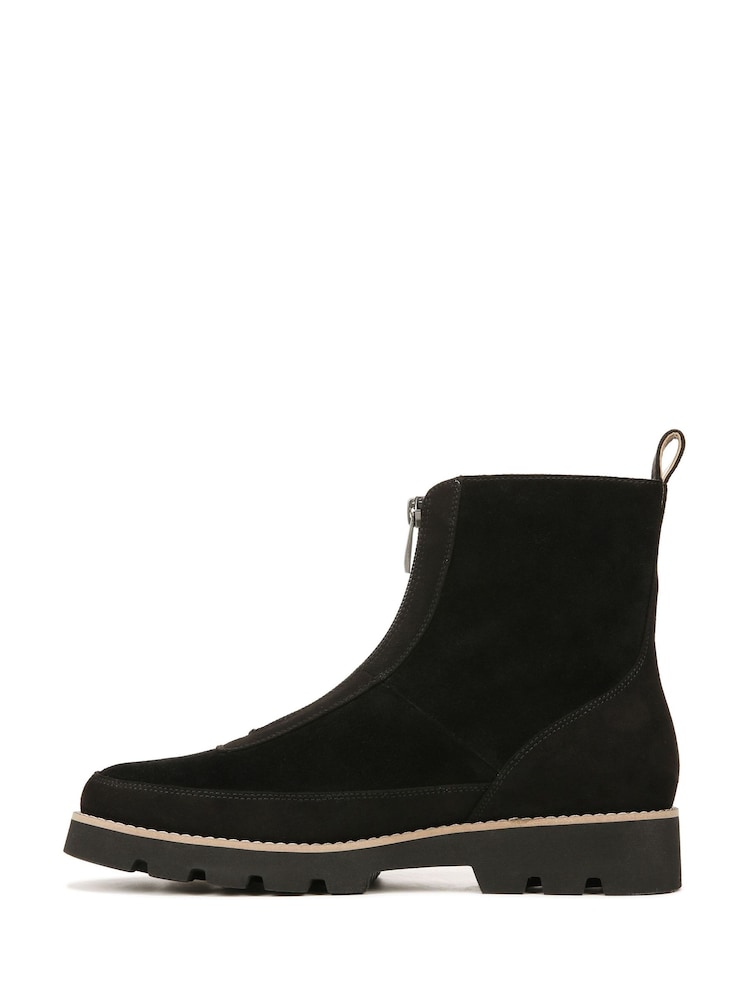 Vionic Estilo Ankle Suede Black Boots - Image 2 of 7 Vionic Estilo Ankle Suede Black Boots - Image 2 of 7
