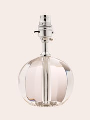 Laura Ashley Clear Lydia Hand Cut Faceted Crystal Glass Globe Table Lamp Base - Image 5 of 5