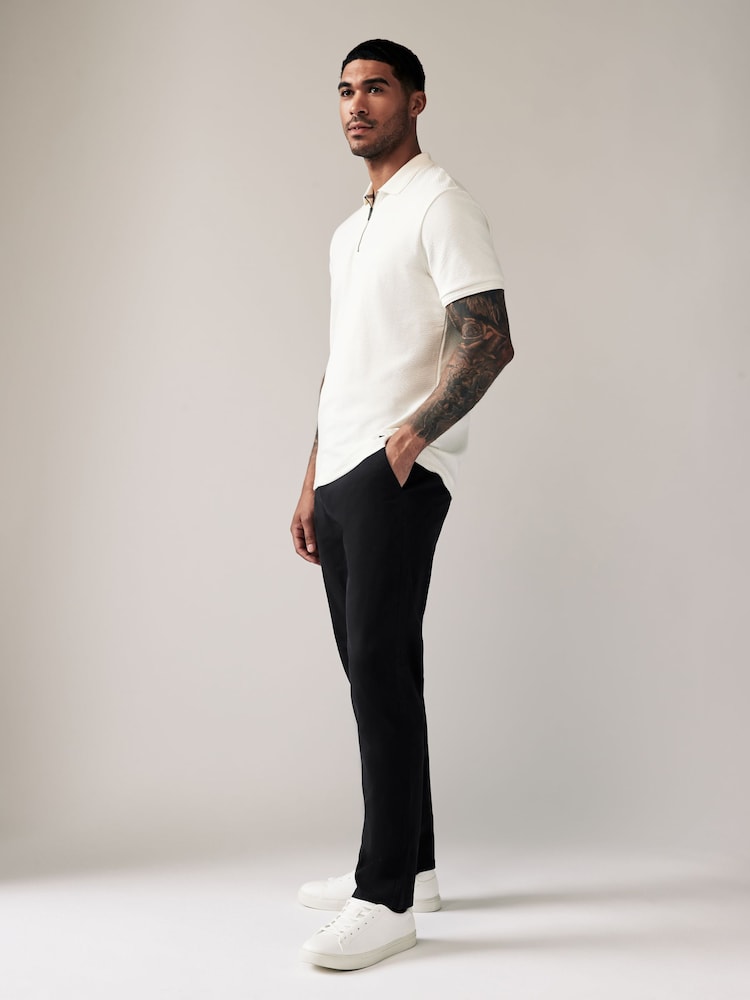 Noir - Slim Fit (Slim Fit) - Pantalon chino stretch - Image 4 of 10