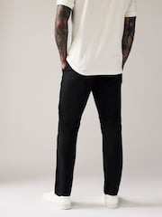 Black Slim Fit Stretch Chinos Trousers - Image 5 of 10