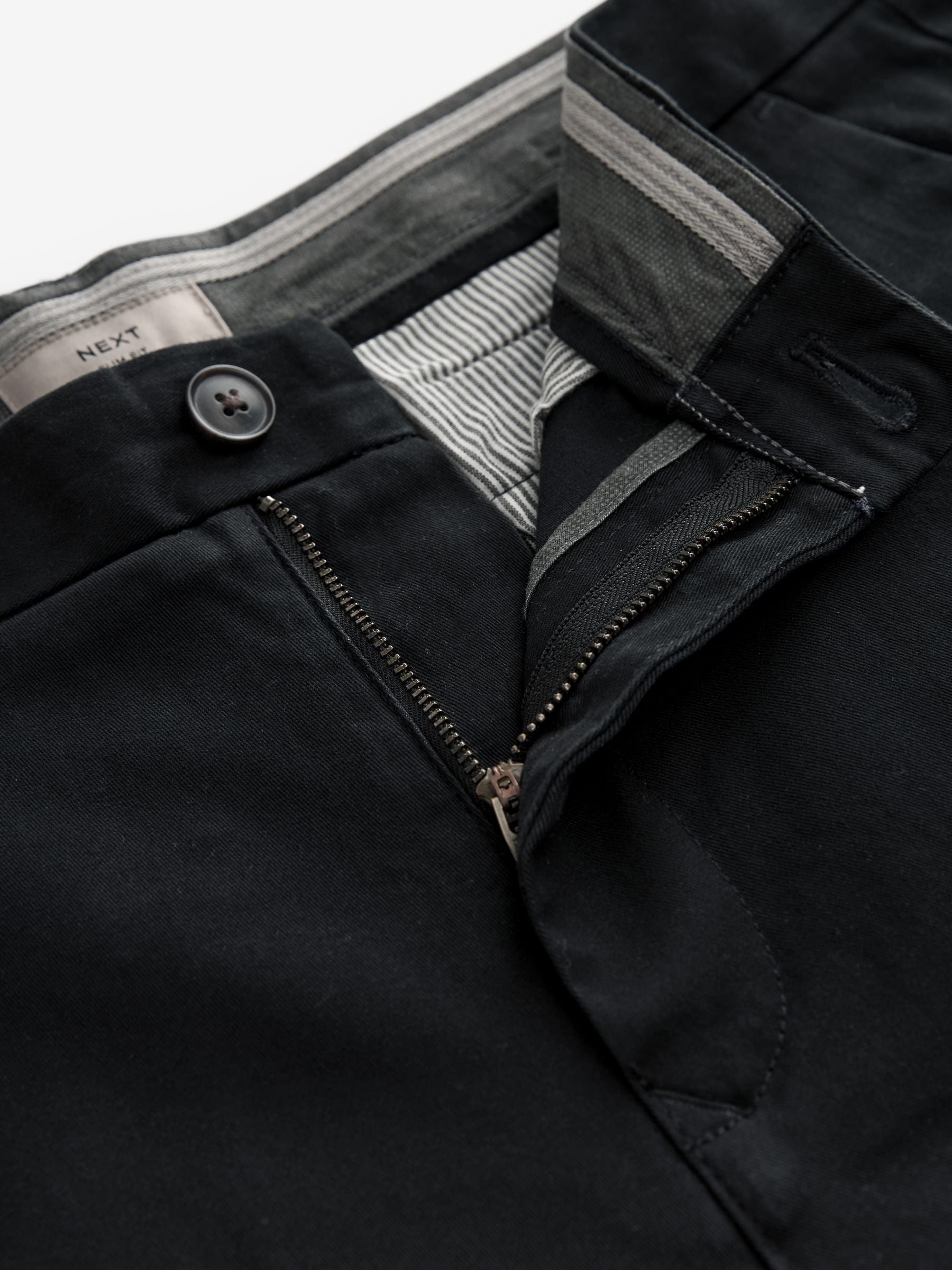 Buy Black Slim Fit Stretch Chinos Trousers from Next USA