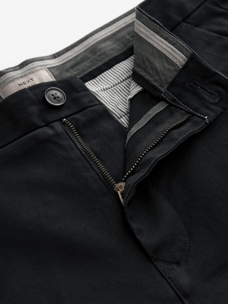 Noir - Slim Fit (Slim Fit) - Pantalon chino stretch - Image 8 of 10