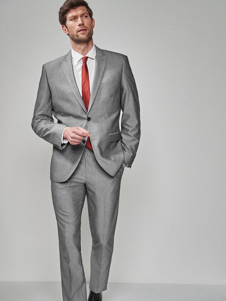Gris claro - Pantalones de traje - Imagen 2 de 5