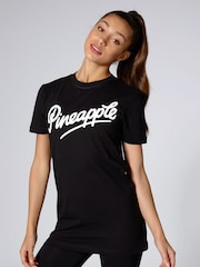 Negro - Camiseta con logo - Imagen 1 de 5