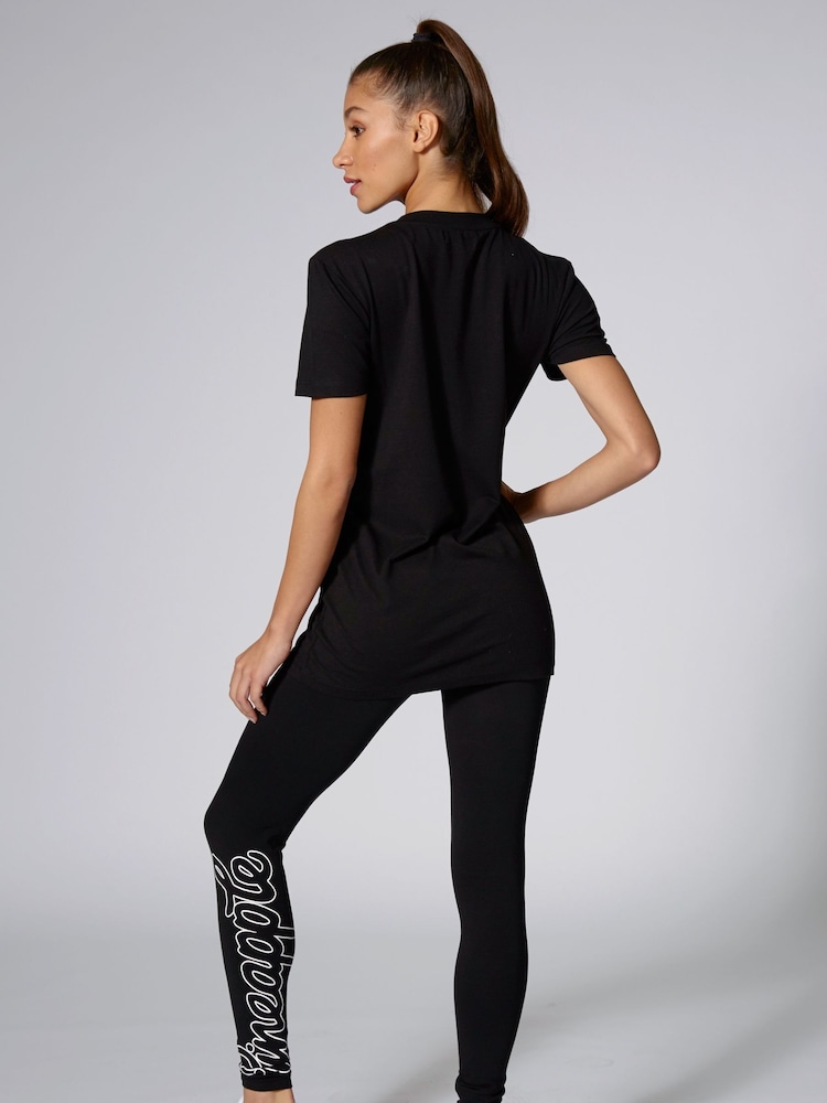 Negro - Camiseta con logo - Imagen 2 de 5