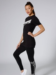 Negro - Camiseta con logo - Imagen 4 de 5