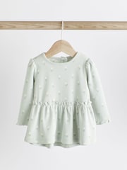 Sage Green Baby Top And Leggings Set - Image 2 of 9