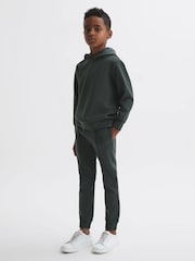 Reiss Forest Green Premier Senior Drawstring Jersey Joggers - Image 3 of 5