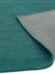 Asiatic Rugs Teal Blue York Lustre Rug - Image 4 of 5