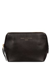 Pure Luxuries London Theydon Leather Cosmetic Bag - Image 1 of 6