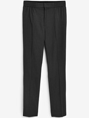 Charcoal Grey Slim Tapered Formal Joggers - Image 4 of 5