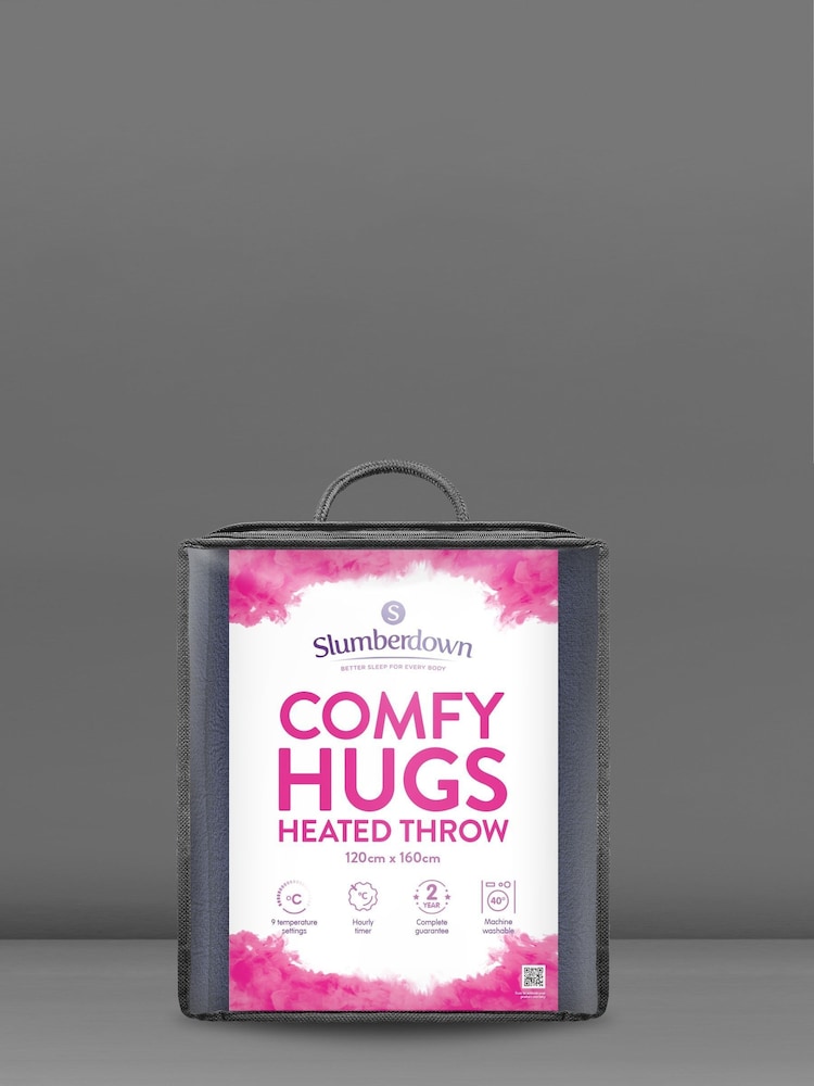 Slumberdown Blue Comfy Hugs 10 Temperature Settings Heated Throw - Image 11 of 11