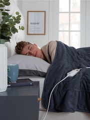 Slumberdown Blue Comfy Hugs 10 Temperature Settings Heated Throw - Image 2 of 11