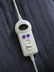 Slumberdown Blue Comfy Hugs 10 Temperature Settings Heated Throw - Image 7 of 11