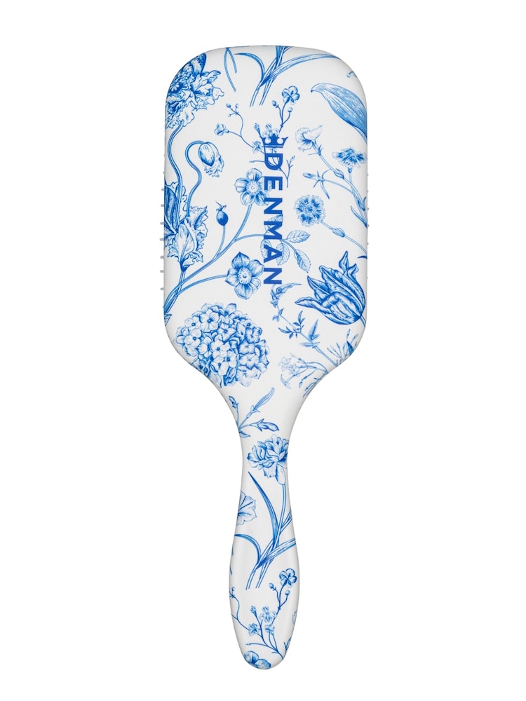 Denman Blue Belle D38 The Deluxe Detangling & Styling Paddle - Image 2 of 3 Denman Blue Belle D38 The Deluxe Detangling & Styling Paddle - Image 2 of 3