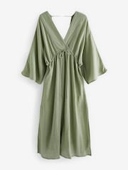 Sage Green Cover-Up Kaftan - Image 7 of 8