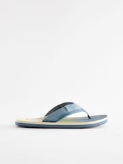 Teal Blue Flip Flops - Image 3 of 6