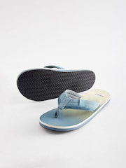 Teal Blue Flip Flops - Image 4 of 6