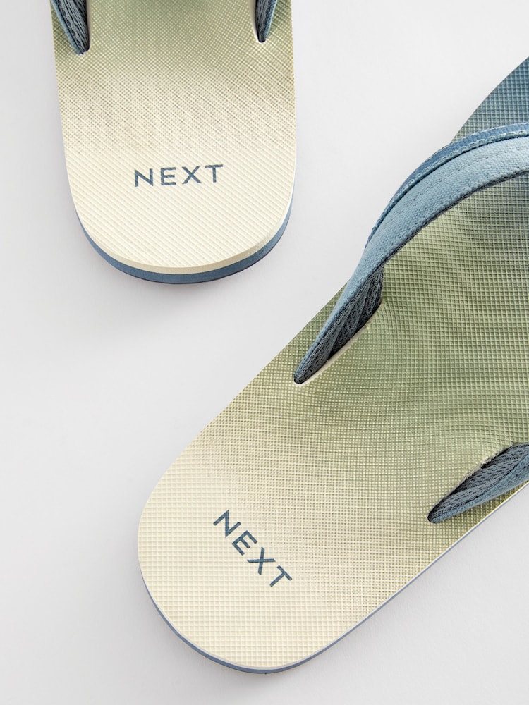 Teal Blue Flip Flops - Image 6 of 6