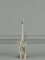 Laura Ashley Silver Mulroy Champagne Antler Table Lamp Base - Image 1 of 2