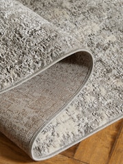 Silver Grey Mica Abstract Runner - Image 4 of 5