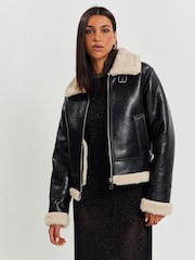 Schwarz - Fliegerjacke - Bild 1 von 9