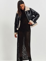 Schwarz - Fliegerjacke - Bild 2 von 9