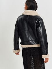 Schwarz - Fliegerjacke - Bild 3 von 9