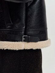 Schwarz - Fliegerjacke - Bild 6 von 9