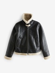 Schwarz - Fliegerjacke - Bild 7 von 9